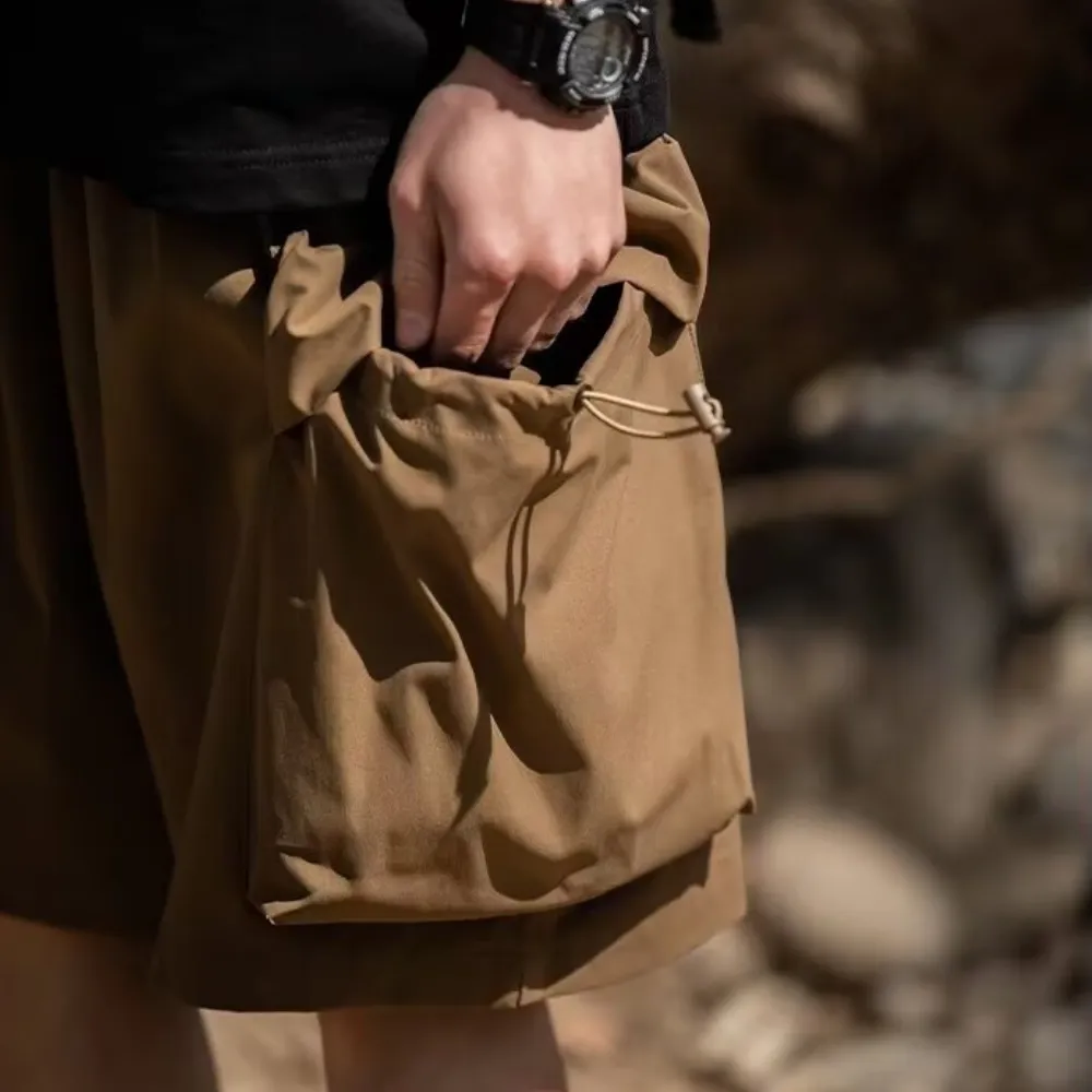 Outdoor Solid Color Cargo Shorts
