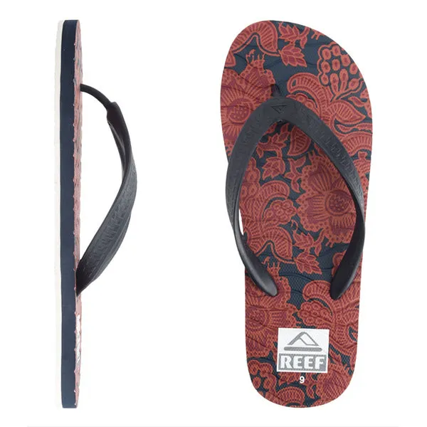 Reef - Chipper Men's Sandals/Flip Flops - Red Floral SALE